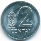 Литва, 2 цента 1991 год (UNC)