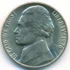 США, 5 центов 1976 год (AU)