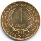 Восточные Карибские штаты, 1 цент 1965 год (UNC)