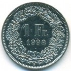 Швейцария, 1 франк 1998 год