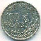Франция, 100 франков 1954 год