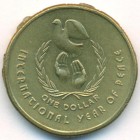 Австралия, 1 доллар 1986 год БРАК