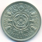 Великобритания, 2 шиллинга 1965 год (UNC)
