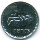 Фиджи, 5 центов 1990 год (UNC)