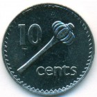 Фиджи, 10 центов 1992 год (UNC)