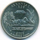 США, 25 центов 2003 год D (UNC)