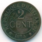 Гаити, 2 сантима 1894 год