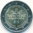 Латвия, 2 евро 2020 год (UNC)
