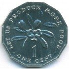 Ямайка, 1 цент 1975 год (UNC)