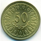 Тунис, 50 миллимов 1983 год (UNC)