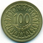 Тунис, 100 миллимов 1983 год (UNC)