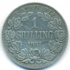 Южная Африка, 1 шиллинг 1897 год