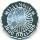 Гайана, 2000 долларов 1999 год (PROOF)