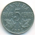 Канада, 5 центов 1932 год