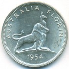 Австралия, 1 флорин 1954 год (AU)