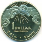 Уэйапайп (индейская резервация), 1 доллар 2014 год (UNC)