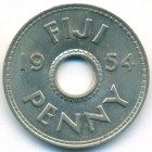 Фиджи, 1 пенни 1954 год (UNC)