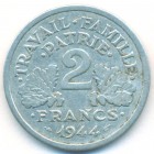 Франция, 2 франка 1944 год C
