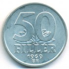 Венгрия, 50 филлеров 1969 год (UNC)