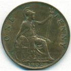 Великобритания, 1 пенни 1902 год (UNC)