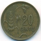 Литва, 20 центов 1925 год