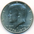 США, 1/2 доллара 1976 год D (UNC)