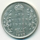 Британская Индия, 1 рупия 1903 год