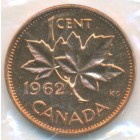 Канада, 1 цент 1962 год (Prooflike)