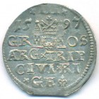 Речь Посполитая, Рига, 3 гроша 1597 год (AU)