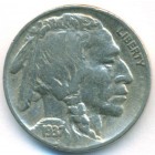 США, 5 центов 1937 год