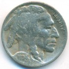 США, 5 центов 1934 год D