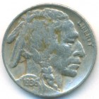 США, 5 центов 1936 год D