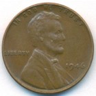 США, 1 цент 1946 год