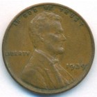 США, 1 цент 1939 год