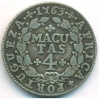 Ангола, 4 макуты 1763 год