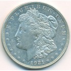 США, 1 доллар 1921 год D