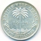 Британская Западная Африка, 2 шиллинга 1913 год