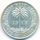 Британская Западная Африка, 2 шиллинга 1913 год