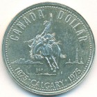 Канада, 1 доллар 1975 год (AU)