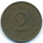 Эстония, 2 сента 1934 год