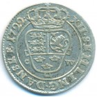 Дания, 12 скиллингов 1722 год