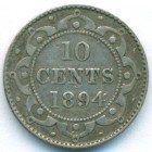 Канада, провинция Ньюфаундленд, 10 центов 1894 год