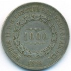 Бразилия, 1000 реалов 1859 год