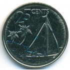 Багамские острова, 25 центов 2015 год (UNC)