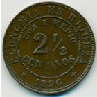 Чили, 2-1/2 сентаво1896 год