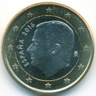 Испания, 1 евро 2016 год (AU)