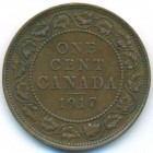 Канада, 1 цент 1917 год