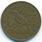 Новая Зеландия, 1 пенни 1955 год