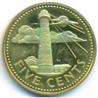 Барбадос, 5 центов 1973 год (PROOF)
