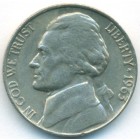 США, 5 центов 1963 год